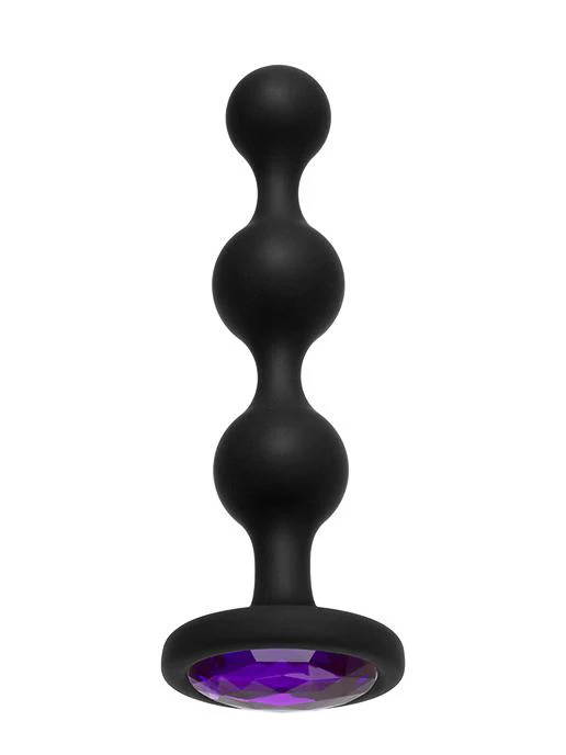 Booty Bling Jeweled Silicone Anal Probe - Image 3
