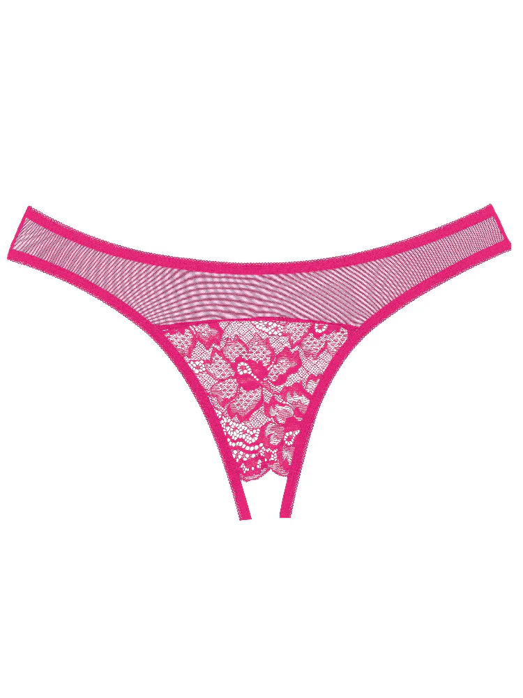 Adore Just A Rumor Crotchless Lace Panty - Image 3