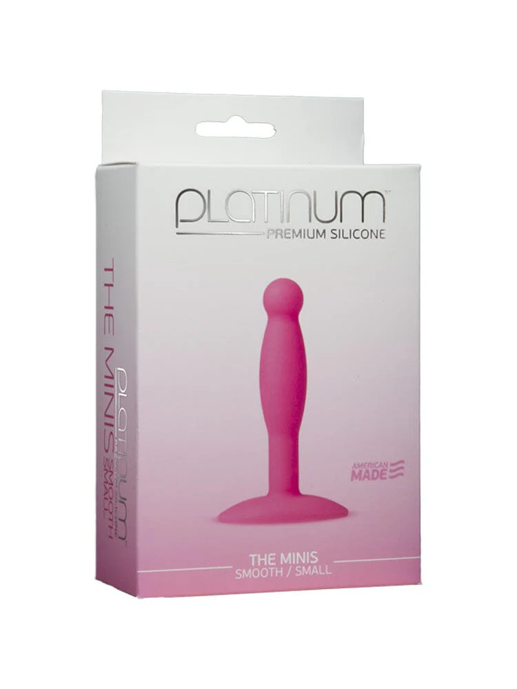 Platinum Minis Smooth Silicone Butt Plug - Image 4